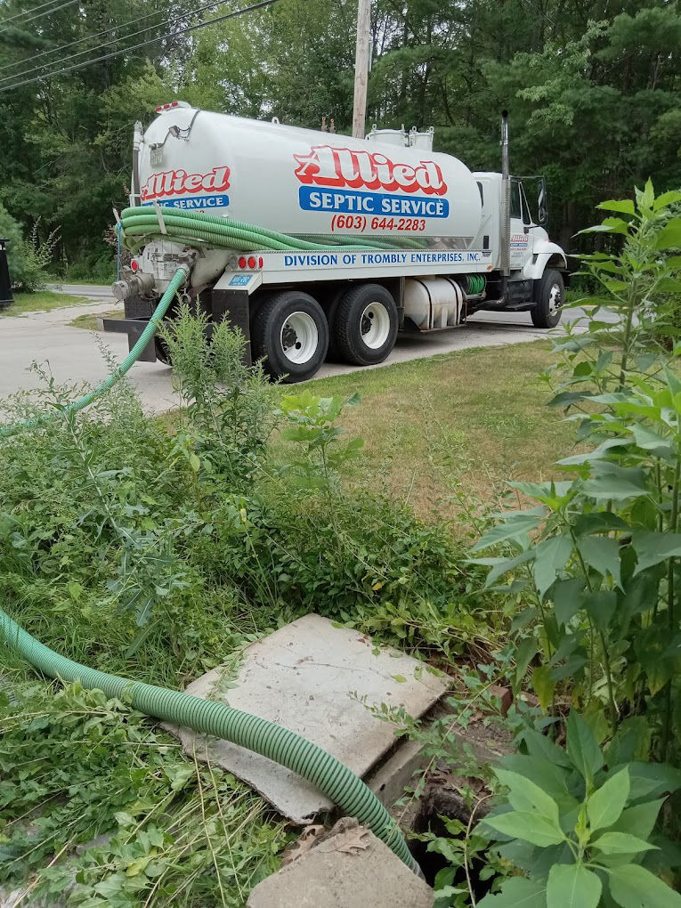 allied septic pumping truck