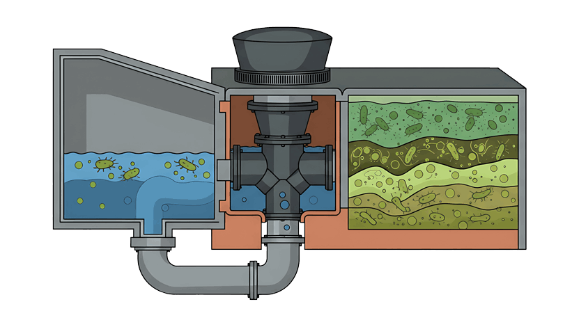 grease trap diagram